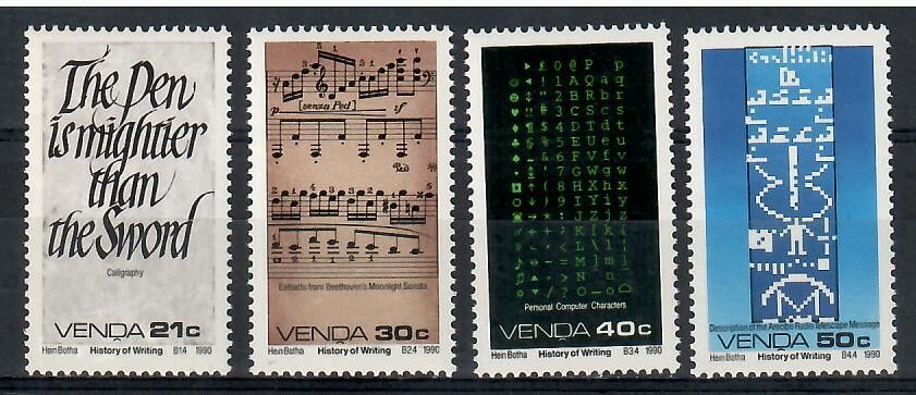 Znaczek Venda 1990 Mi 204-207 Czyste **