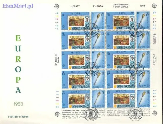 Znaczek Jersey 1983 Mi 299-302 FDC