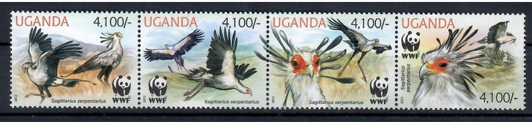 Znaczek Uganda 2012 Mi 3000-3003 Czyste **