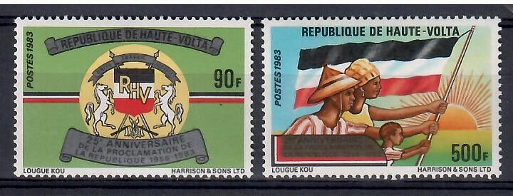 Znaczek Burkina Faso 1983 Mi 919-920 Czyste **