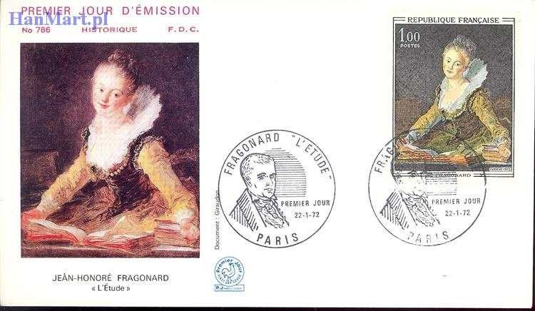 Znaczek Francja 1972 Mi 1779 FDC