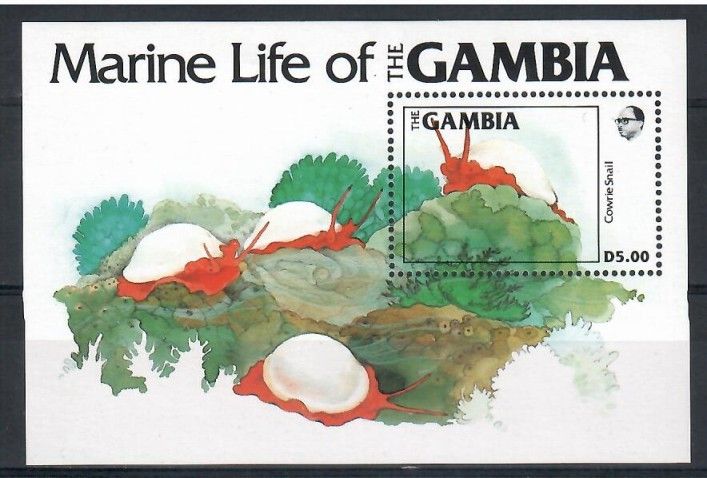 Znaczek Gambia 1984 Mi bl 12 Czyste **