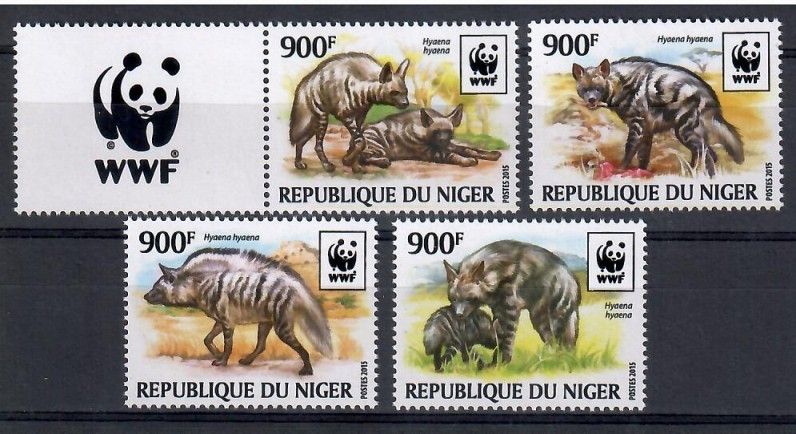 Niger 2015 Mi 3742-3745 Czyste **