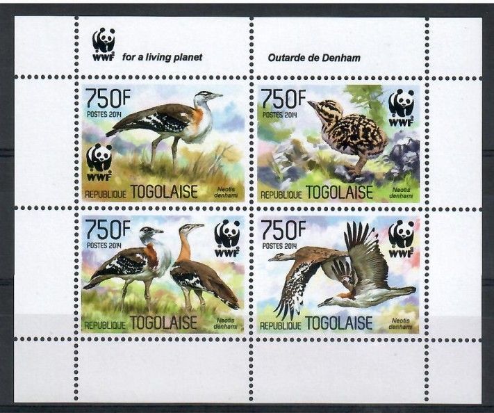 Znaczek Togo 2014 Mi ark 5863-5866I Czyste **