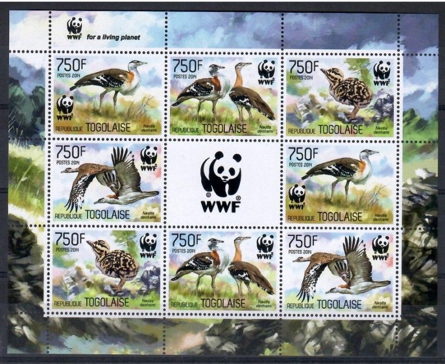 Znaczek Togo 2014 Mi ark 5863-5866II Czyste **