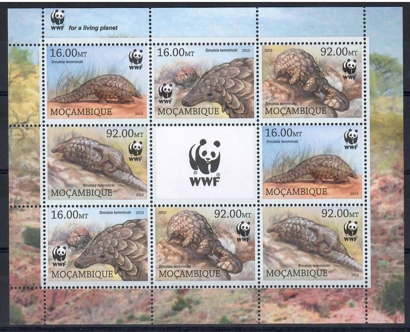 Znaczek Mozambik 2013 Mi ark 6429-6432 Czyste **