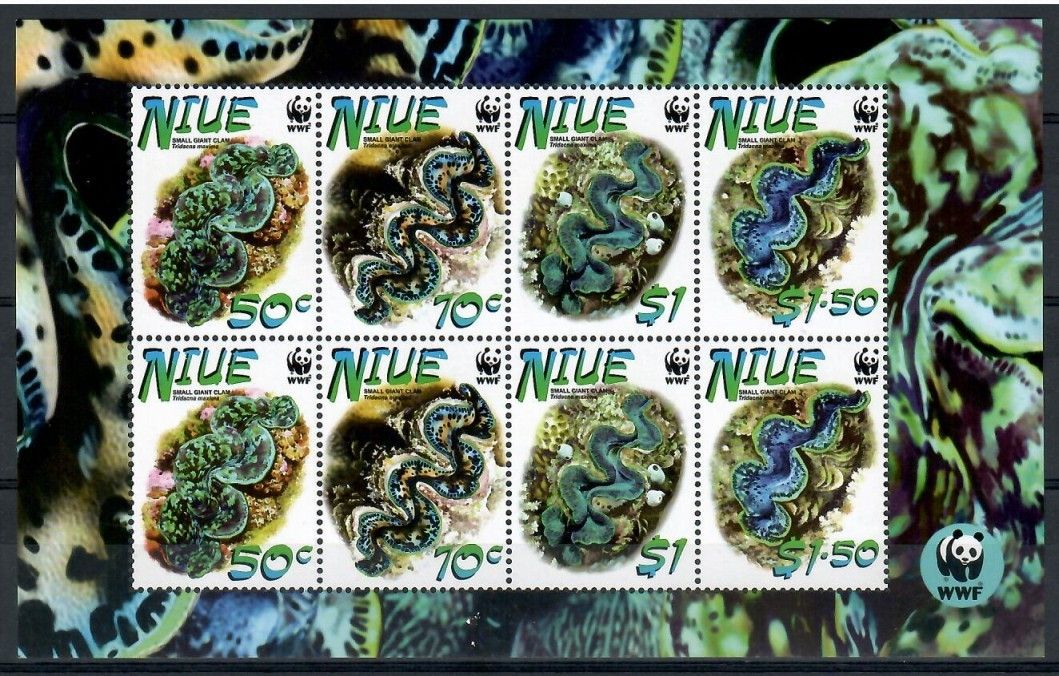 Znaczek Niue 2002 Mi ark 973-976I Czyste **
