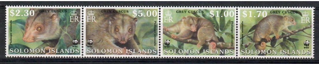 Znaczek Wyspy Salomona 2002 Mi 1062-1065 Czyste **