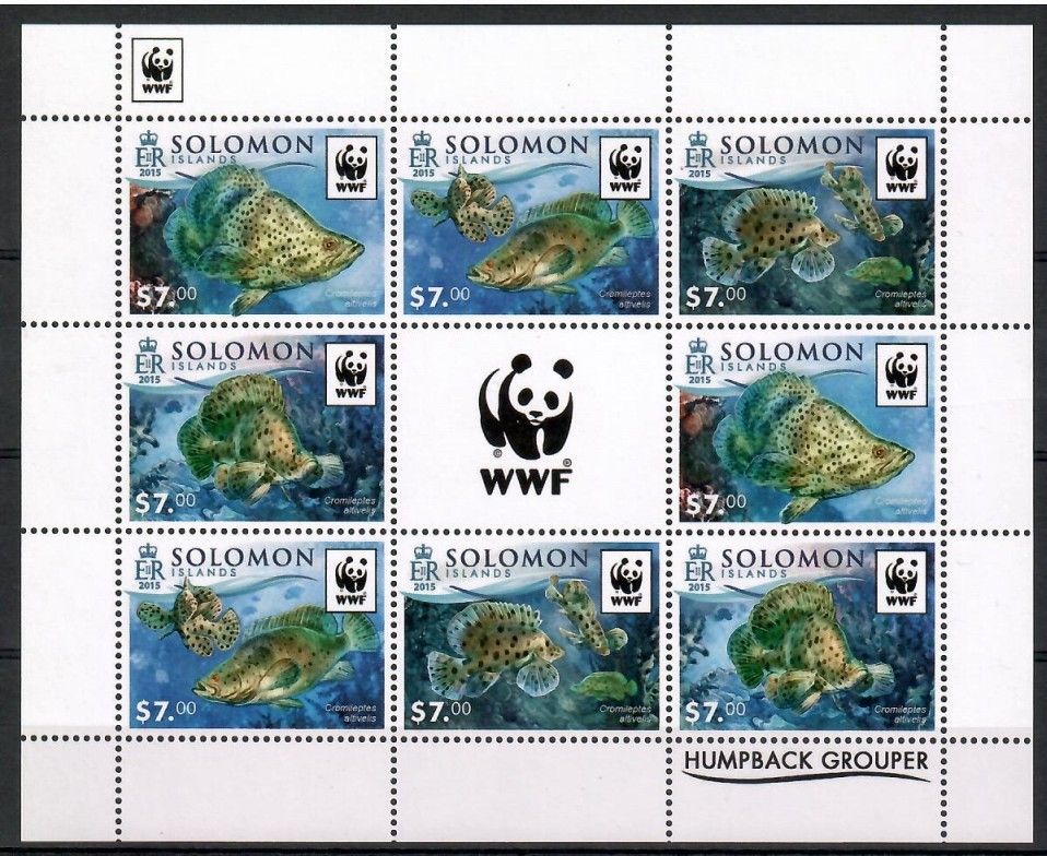 Znaczek Wyspy Salomona 2015 Mi ark 3426-3429 Czyste **