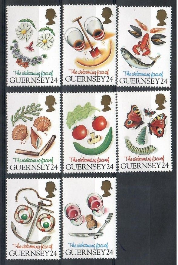 Znaczek Guernsey 1995 Mi 662-669 Czyste **