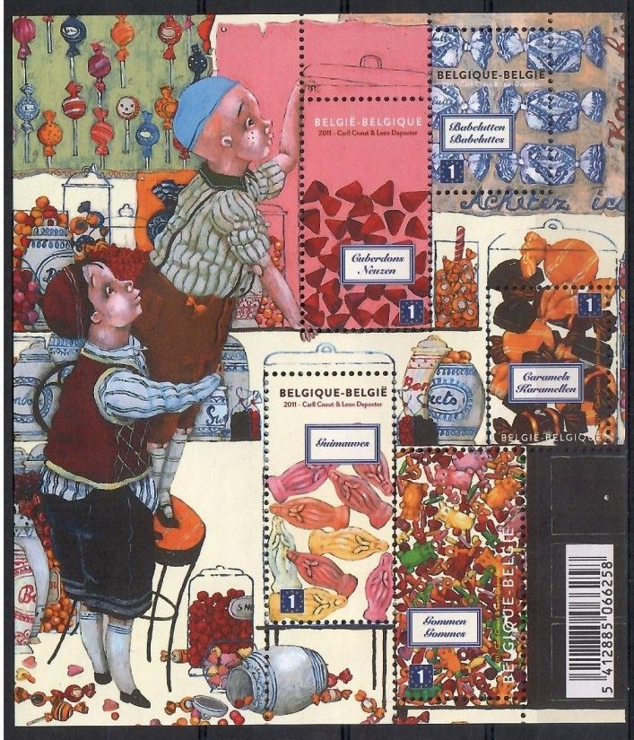 Znaczek Belgia 2011 Mi bl 163 Czyste **
