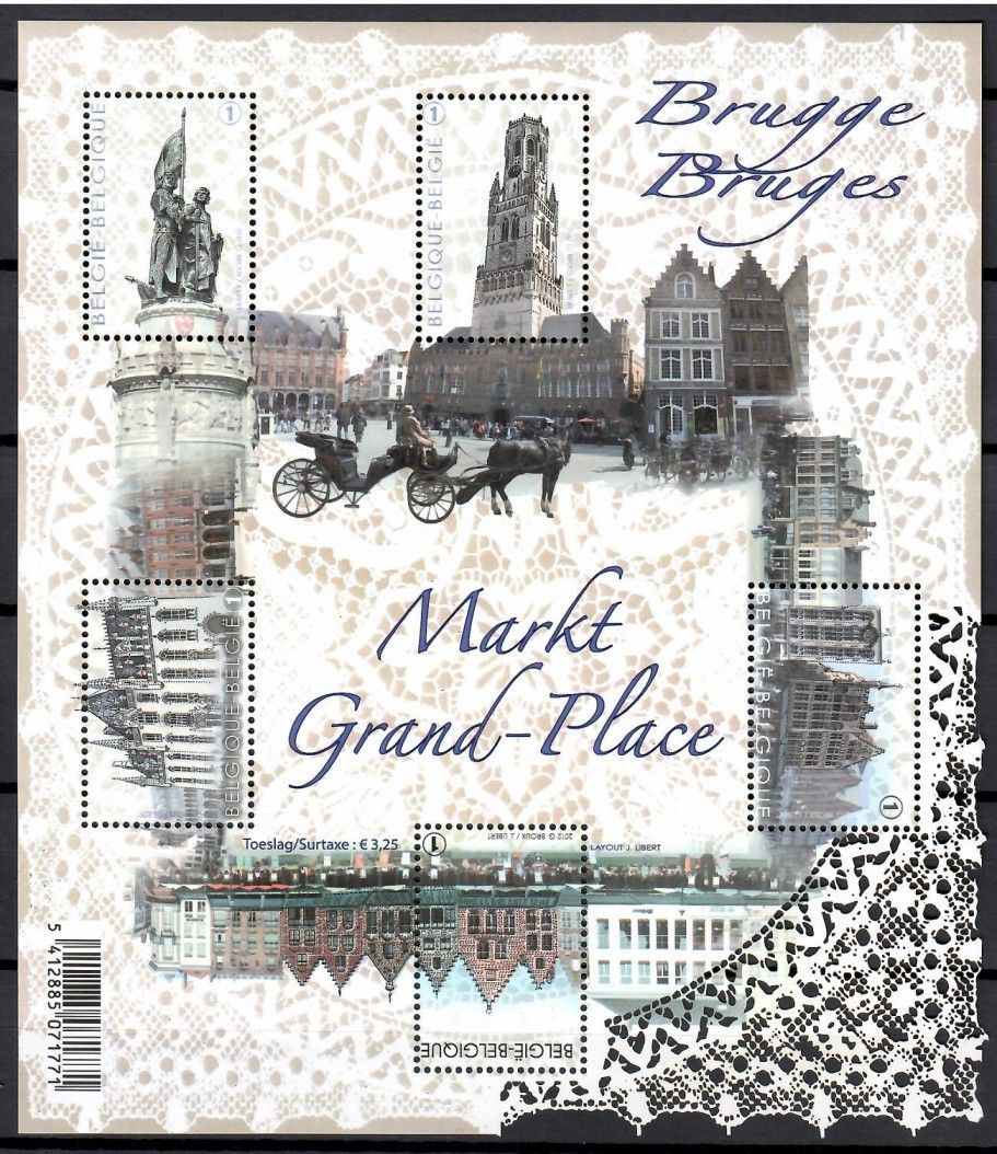 Znaczek Belgia 2012 Mi bl 170 Czyste **