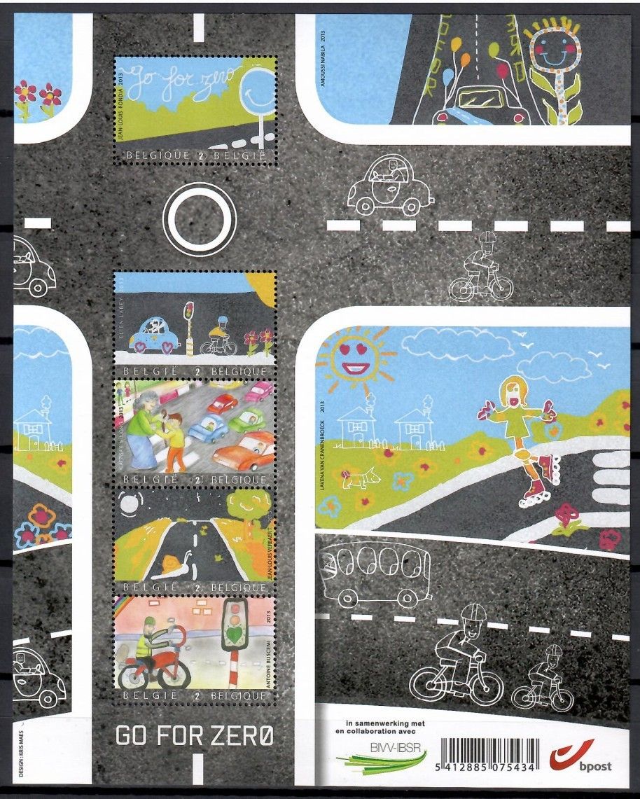 Znaczek Belgia 2013 Mi bl 171 Czyste **