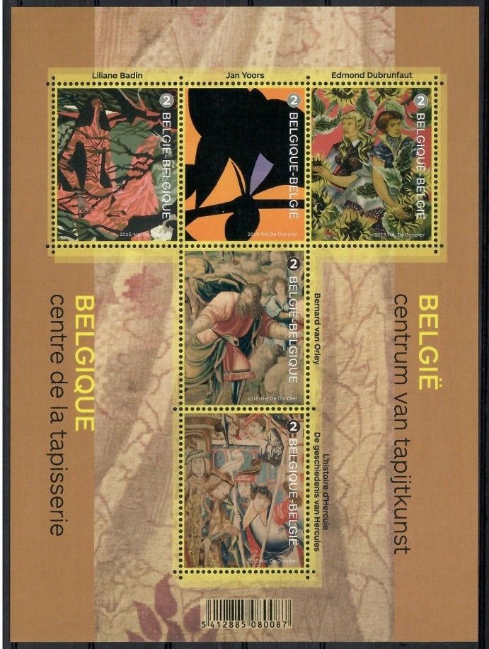 Znaczek Belgia 2015 Mi bl 189 Czyste **