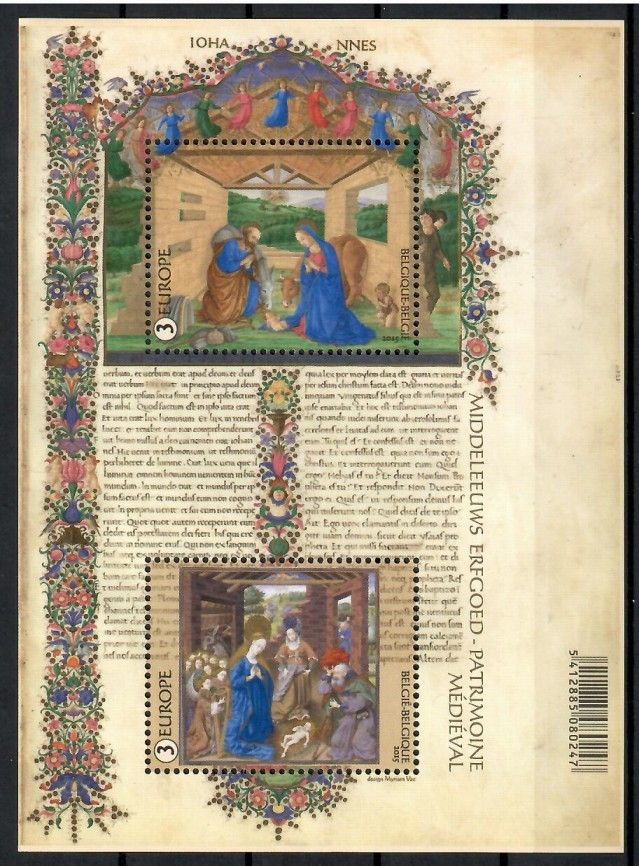 Znaczek Belgia 2015 Mi bl 197 Czyste **