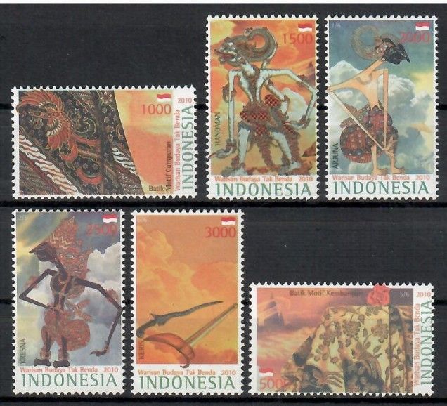 Znaczek Indonezja 2010 Mi 2814-2819 Czyste **