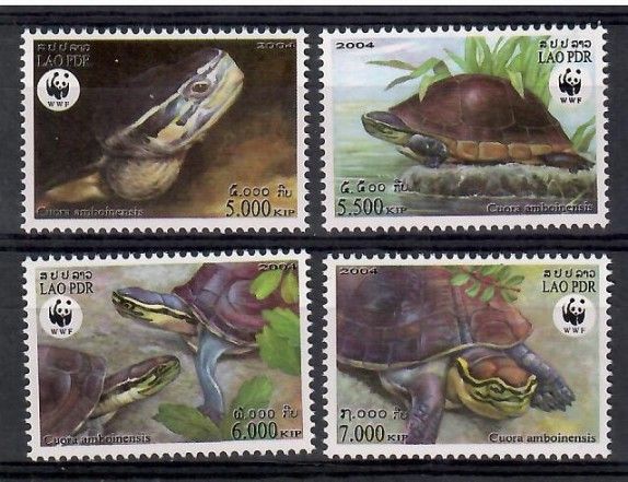 Znaczek Laos 2004 Mi 1927-1930 Czyste **