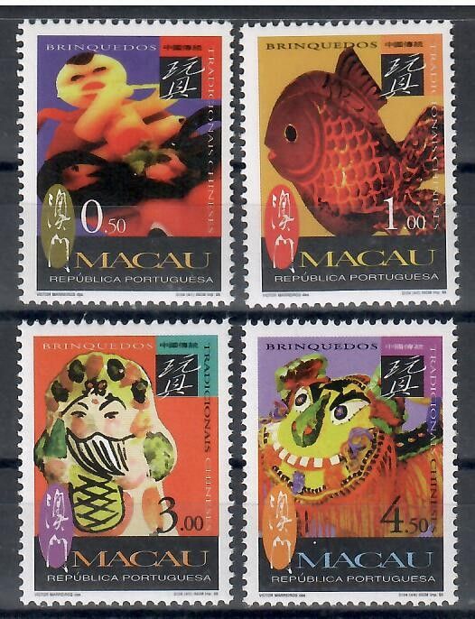 Znaczek Makau 1996 Mi 888-891 Czyste **
