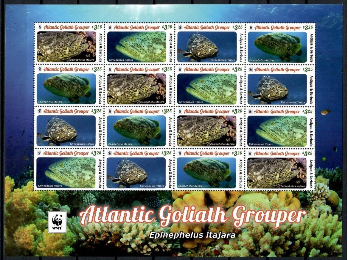 Znaczek Antigua i Barbuda 2016 Mi ark 5389-5392 Czyste **
