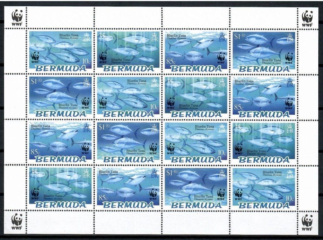 Znaczek Bermudy 2004 Mi ark 877-880 Czyste **