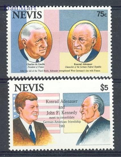 Znaczek Nevis 1993 Mi 716-717 Czyste **