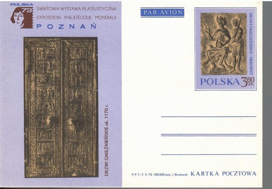 Znaczek Polska 1973 Fi Cp 576 Całostka pocztowa