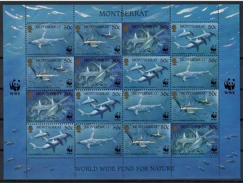 Znaczek Montserrat 1999 Mi ark 1109-1112 Czyste **