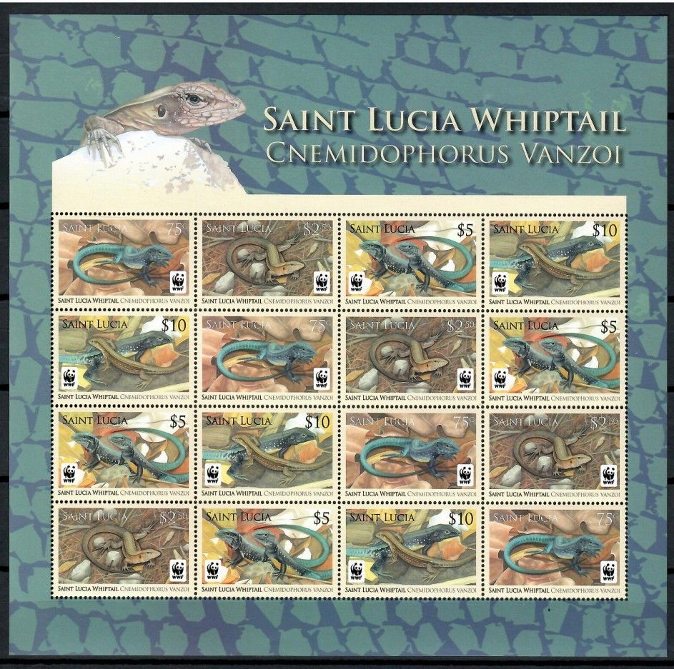 Znaczek Saint Lucia 2008 Mi zd ark 1275-1278 Czyste **