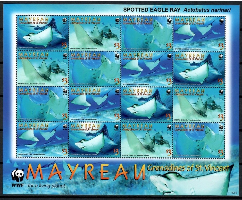 Znaczek St. Vincent i Grenadyny / Mayreau 2009 Mi zd ark 46-49 Czyste **