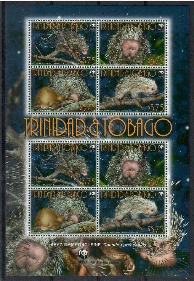 Znaczek Trynidad i Tobago 2008 Mi ark 955-958 Czyste **