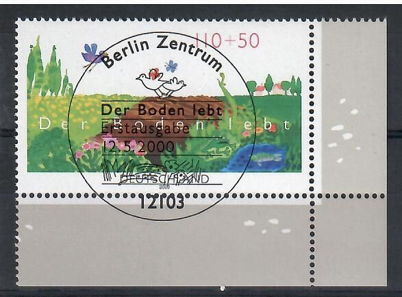 Znaczek Niemcy 2000 Mi abo 2116 Stemplowane