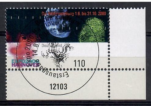 Znaczek Niemcy 2000 Mi abo2130 Stemplowane