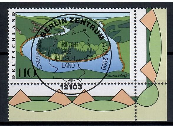 Znaczek Niemcy 2000 Mi abo 2133 Stemplowane