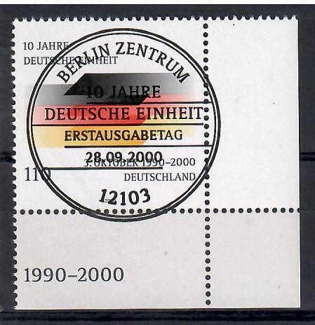 Znaczek Niemcy 2000 Mi abo 2142 Stemplowane