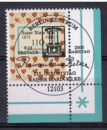 Znaczek Niemcy 2000 Mi abo 2154 Stemplowane