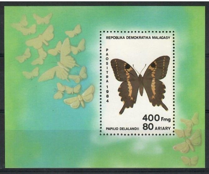 Znaczek Madagaskar 1984 Mi bl 27 Czyste **