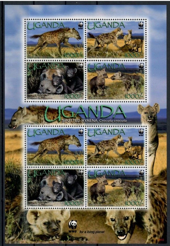 Znaczek Uganda 2008 Mi ark 2663-2666 Czyste **