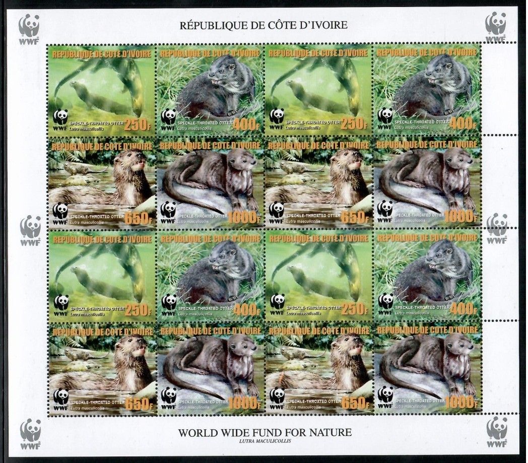 Znaczek Wybrzeże Kości Słoniowej 2005 Mi zd ark 1349-1352 Czyste **