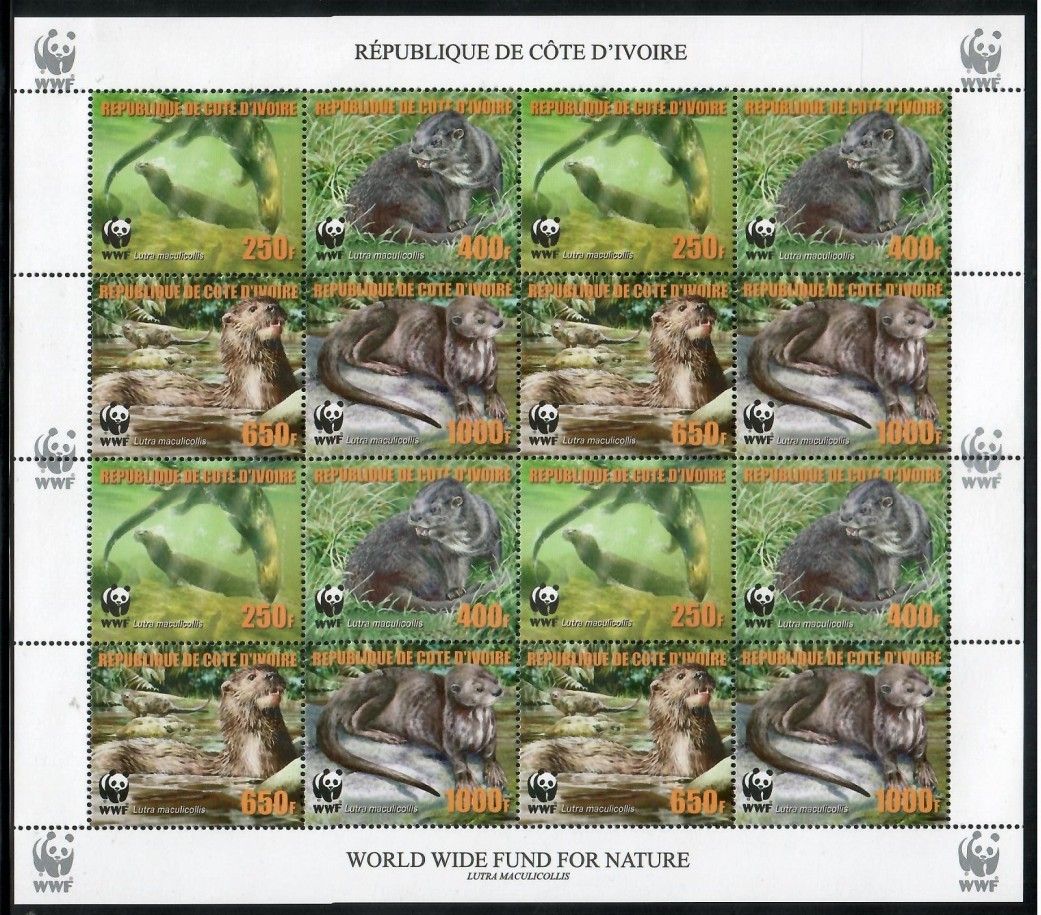 Znaczek Wybrzeże Kości Słoniowej 2005 Mi zd ark 1353-1356 Czyste **