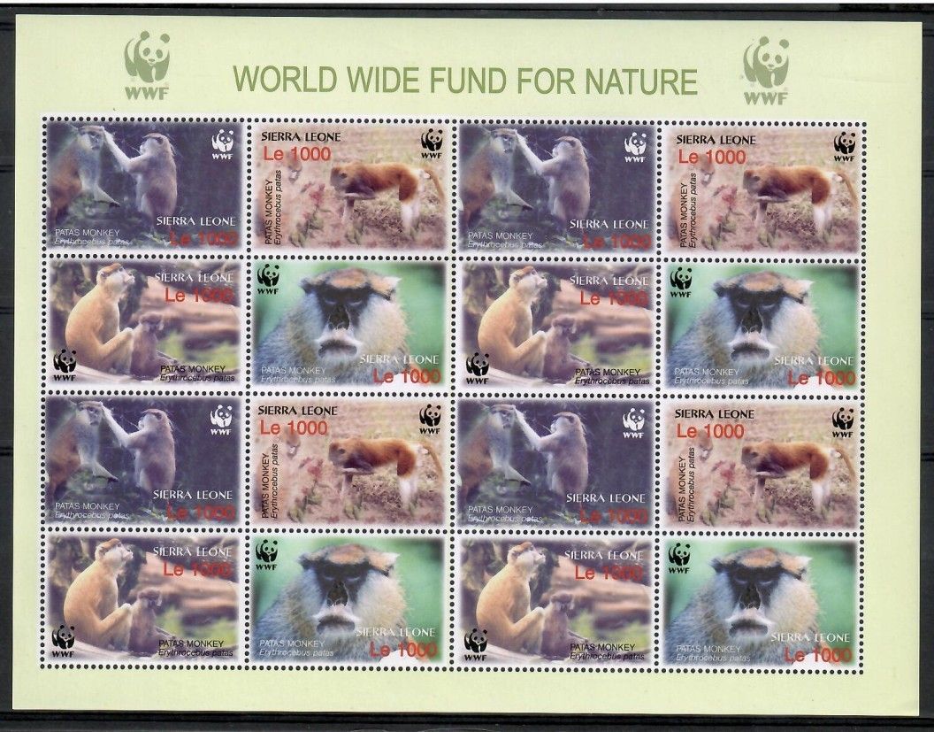 Znaczek Sierra Leone 2004 Mi ark 4694-4697 Czyste **