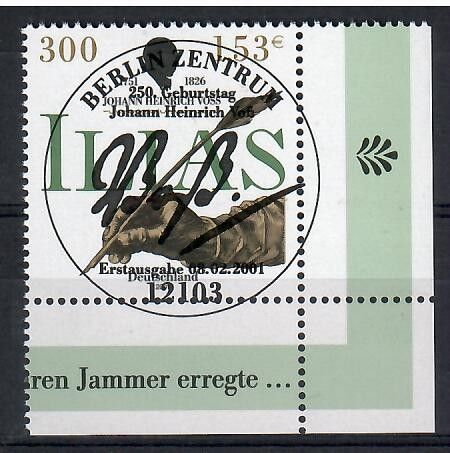 Znaczek Niemcy 2001 Mi abo 2170 Stemplowane