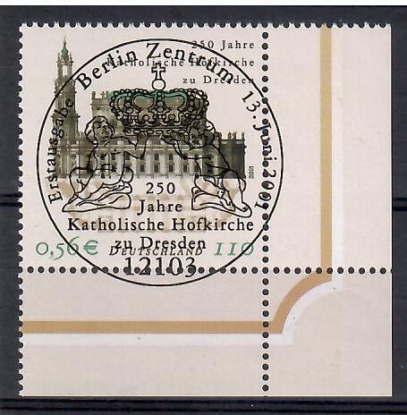 Znaczek Niemcy 2001 Mi abo 2196 Stemplowane