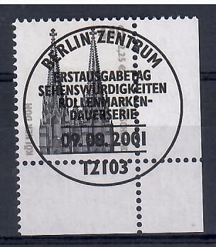 Znaczek Niemcy 2001 Mi abo 2206 Stemplowane