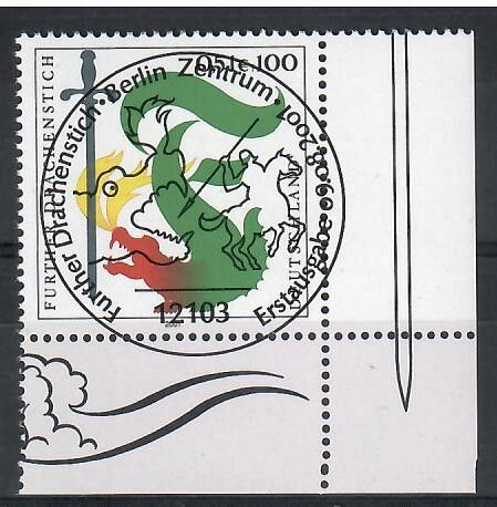 Znaczek Niemcy 2001 Mi abo 2207 Stemplowane