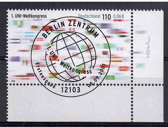 Znaczek Niemcy 2001 Mi abo 2215 Stemplowane