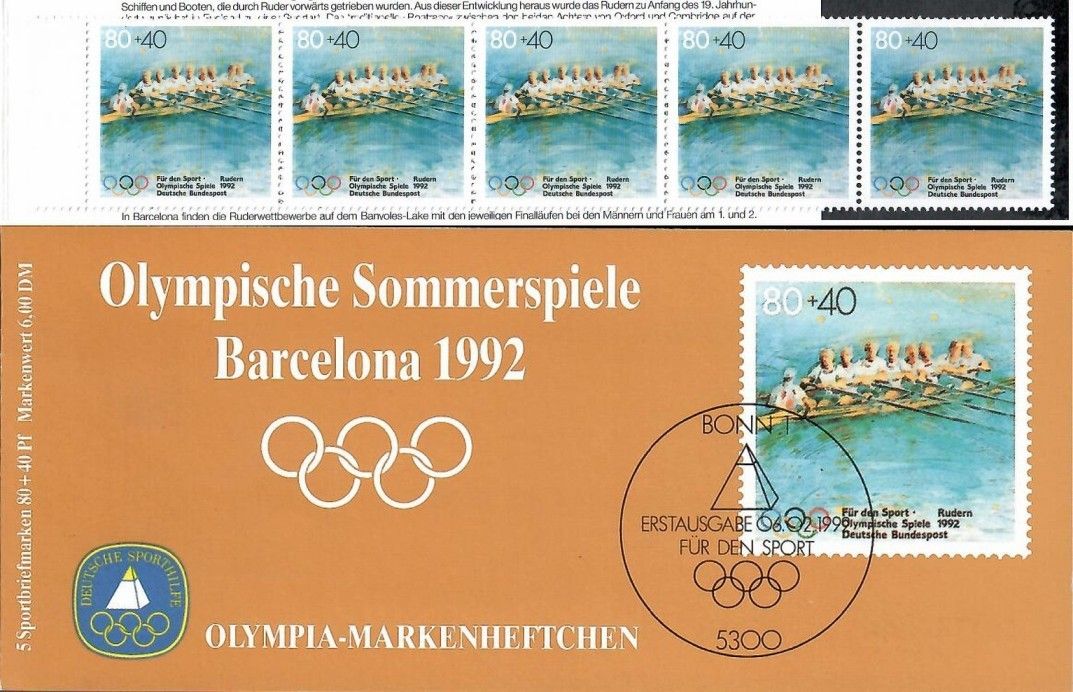 Znaczek Niemcy 1992 Mi mh 1593 Czyste **