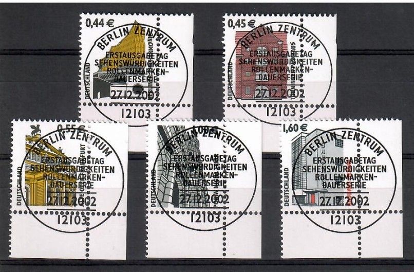 Znaczek Niemcy 2002 Mi abo 2298-2302 Stemplowane