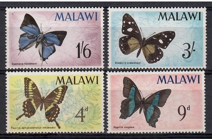 Znaczek Malawi 1966 Mi 37-40 Czyste **
