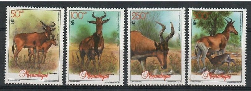 Znaczek Mozambik 1991 Mi 1231-1234 Czyste **