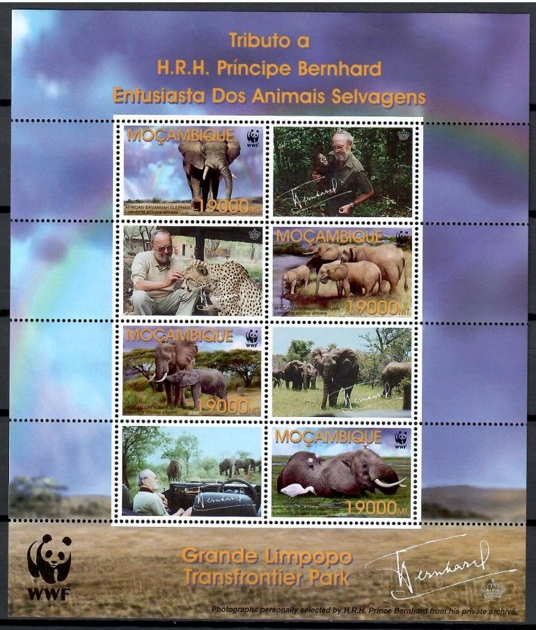Znaczek Mozambik 2002 Mi ark 2393-2396 Czyste **